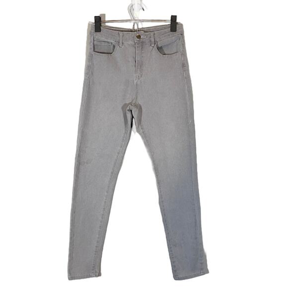 Forever 21 Light Wash Gray Skinny Ankle Denim Jeans Women Sz 28 - Picture 1 of 8